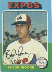 1975 Topps Baseball Cards      592     Balor Moore
